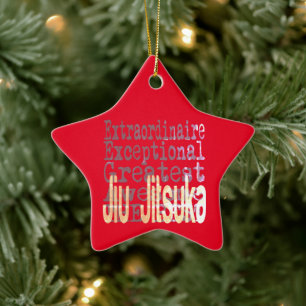 Jiu Jitsuka Extraordinaire Keramik Ornament