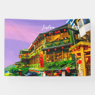 Jiufen, Taiwan - Antikes Teehaus Banner