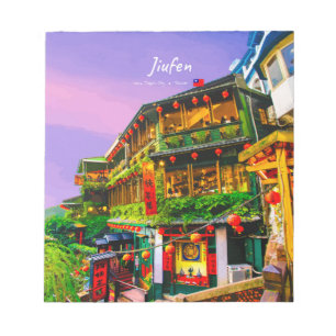 Jiufen, Taiwan - Antikes Teehaus Notizblock