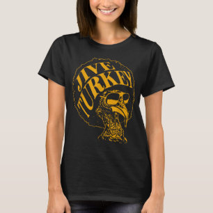 Jive Erntedank Cool Turkey Head Retro Silhouett T-Shirt