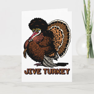 Jive Turkey Personalisierbare Grußkarte Karte