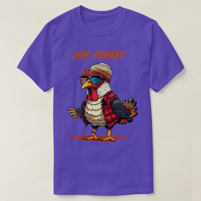 Jive Turkey Retro Slang T-Shirt (Design vorne)