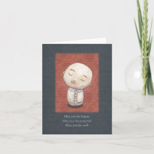 Jizo art Friend Support Kindness Mitgefühl Liebe Karte