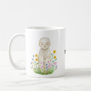 Jizo Buddha Spirituelle Ruhe Individuelle Name Kaffeetasse