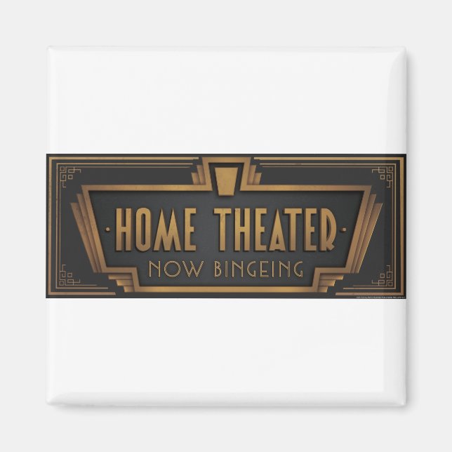 JJ76 Zuhause Theater.tif Magnet (Vorne)