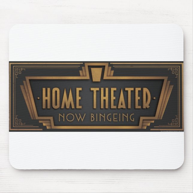 JJ76 Zuhause Theater.tif Mousepad (Vorne)