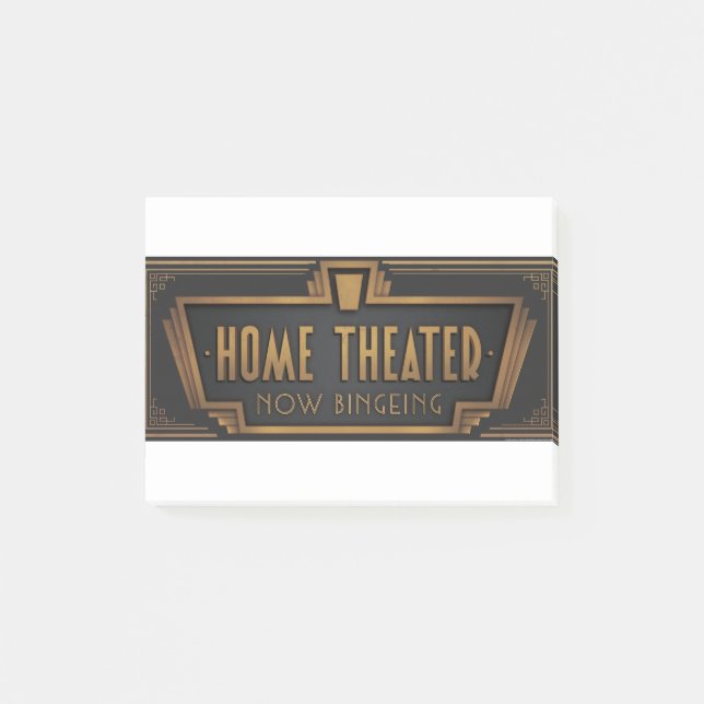 JJ76 Zuhause Theater.tif Post-it Klebezettel (Vorderseite)