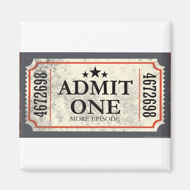 JJ81 Admit One.tif Magnet (Vorne)