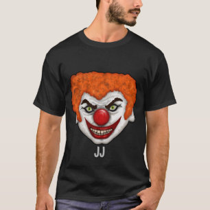 JJ die Creepy Faced Clown   Halloween Fun T-Shirt