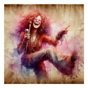 JJ singt auf Bühne Poster