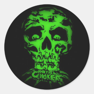 JJ und The Chokers Runder Aufkleber