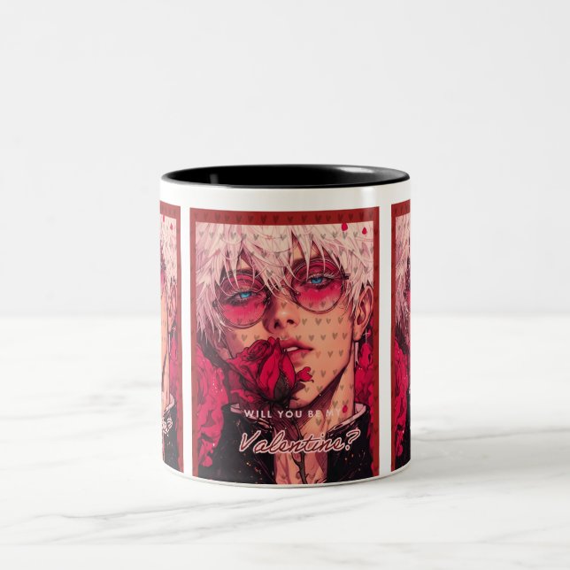 JJK Valentines Zweifarbige Tasse (Mittel)