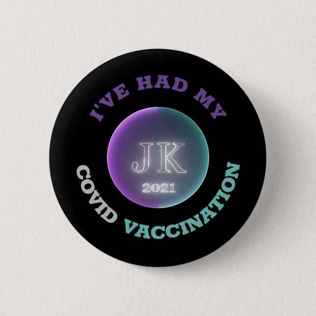 JK 2021 Abzeichen Covid-Impfung Button (Vorderseite)