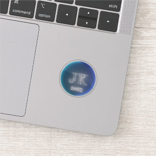 JK 2023 Logo Tiny Clear Vinyl Stickers Aufkleber