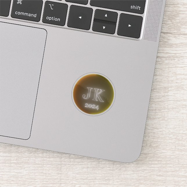 JK 2024-Logo Tiny Clear Vinyl Stickers Aufkleber (Ausschnitt)
