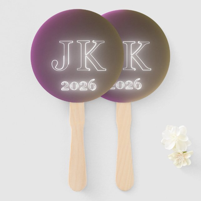 JK 2026 Hand Fan Fächer (Vorne und Hinten)