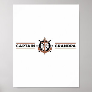 Jk Family Bootfahren Design Herren Nautical Großva Poster