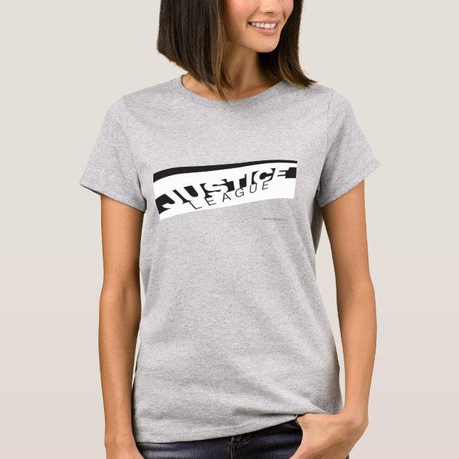 JL B/W Skewed T-Shirt (Vorderseite)