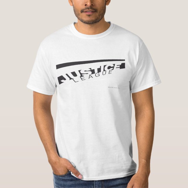 JL B/W Skewed T-Shirt (Vorderseite)