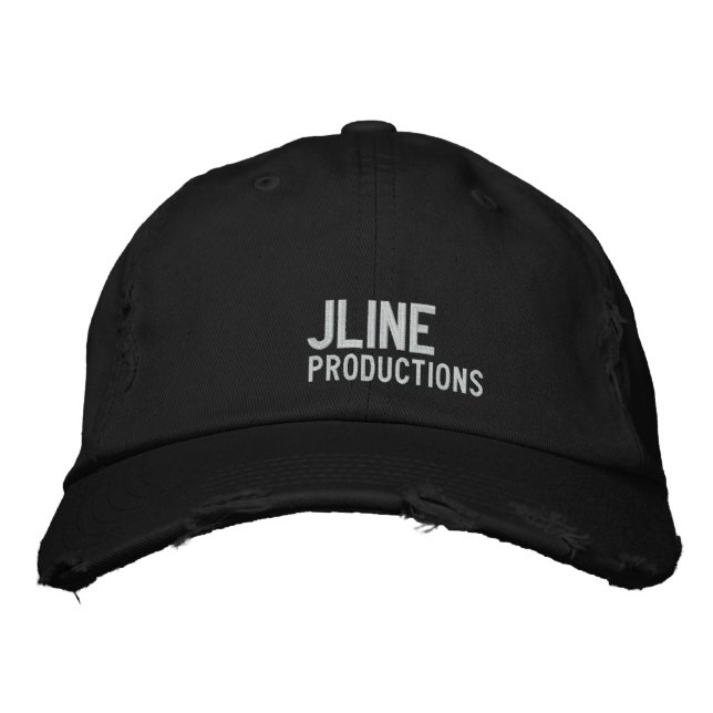 JLine, Produktion Bestickte Kappe (Vorderseite)