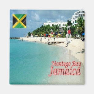 JM011 JAMAICA, Montego Bay, Amerika, Kühlschrank Magnet