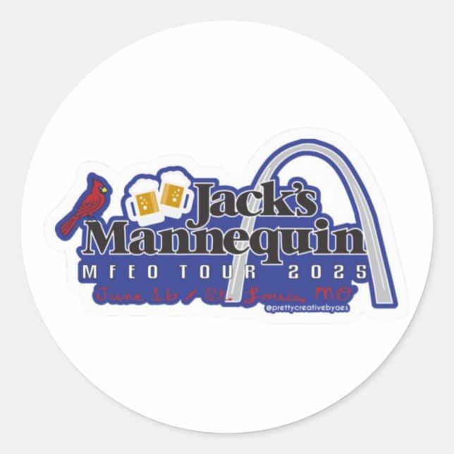 JM MFEO Tour - St. Louis Sticker (Vorderseite)