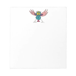 JMCdesign Owl 5,5" x 6" Notepad - 40 Seiten Notizblock