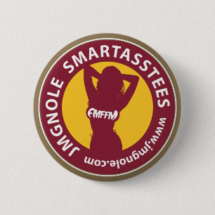 JMGNole SmartAssTees Logo - Gold Button