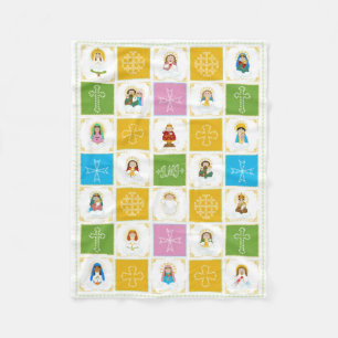 JMJ Niedlich Saint Quilt Fleecedecke