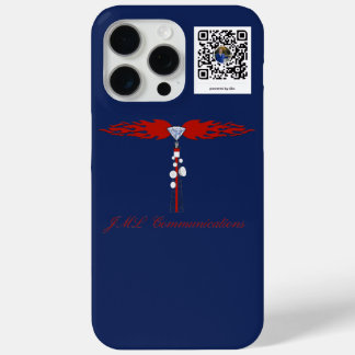 JML Communications Tower Logo & Joe's dot.card Case-Mate iPhone Hülle