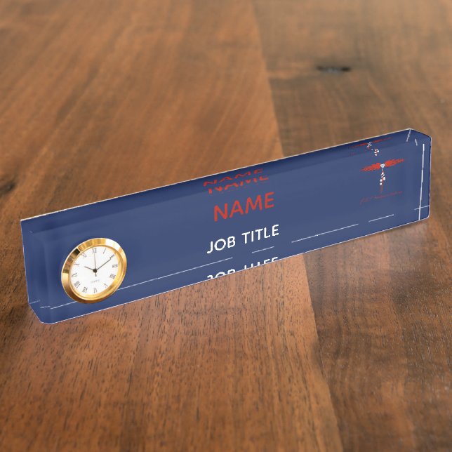 JML-Kommunikationsbüro Namensplakette (Seite)