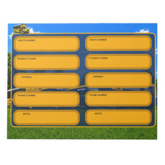 JML Transit; Informationen zum Studentenvertrag Notizblock