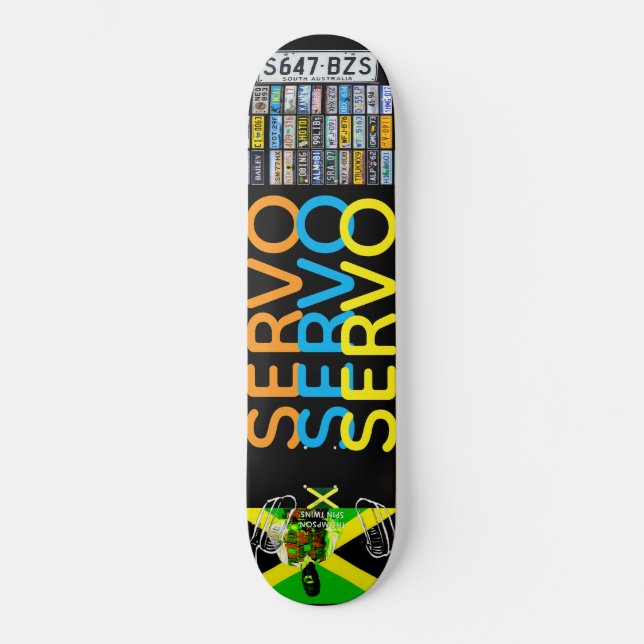 JMT AUSTRALIEN. SERVO. JMT PRO SKATEBOARD (Vorderseite)