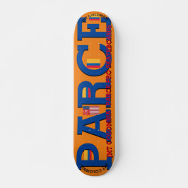 JMT COLOMBIA PARCE 7 3/4" Skateboarddecke Skateboard