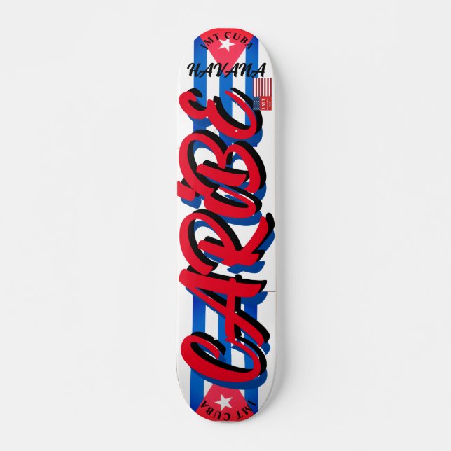 JMT CUBA CARIBE 7 3/4" Skateboard Deck (Vorne)