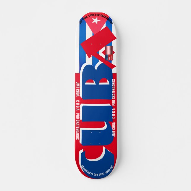 JMT CUBA CUBA 7 3/4" Skateboard Deck (Vorne)