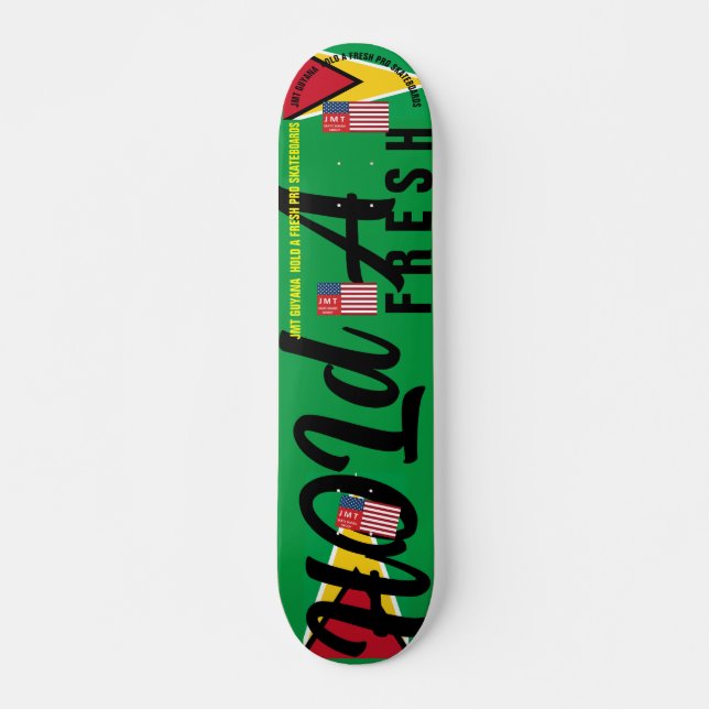 JMT GUYANA HAT EIN FRISCHES 7 3/4" Skateboard Deck (Vorne)