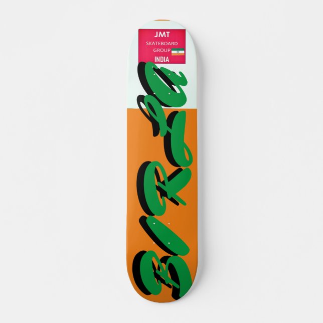 JMT INDIA BIRLA 7 3/4" Skateboarddecke Skateboard (Vorne)
