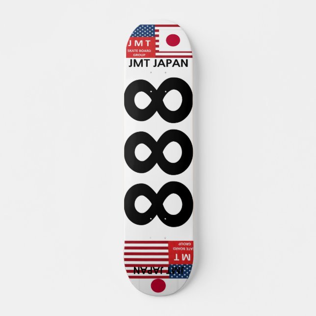 JMT JAPAN 888 7 3/4" Skateboard Deck (Vorne)