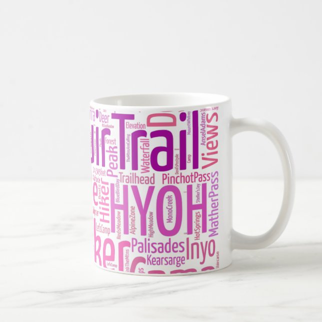 JMT Kaffee-Tasse - Rosa Kaffeetasse (Rechts)