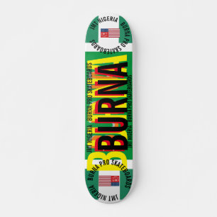 JMT NIGERIA BURNA 7 3/4" Skateboarddecke Skateboard