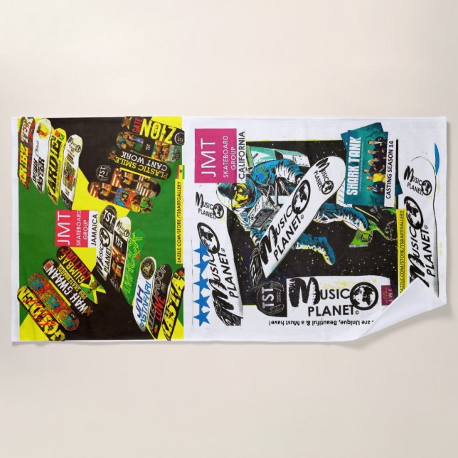 JMT SK8 Strandtuch (Vorderseite)