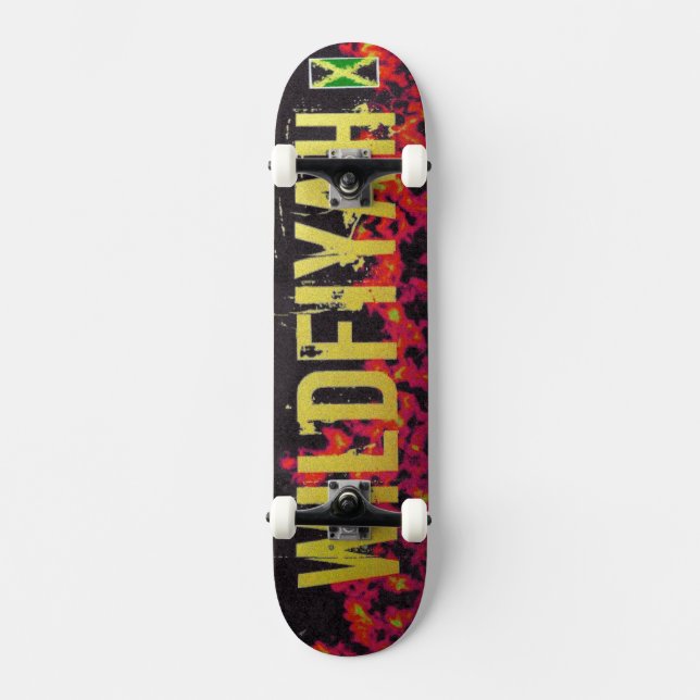 JMT SKATEBOARD: WILDFIYAH /INTERLUDE PIXTUR SKATEBOARD (Vorderseite)