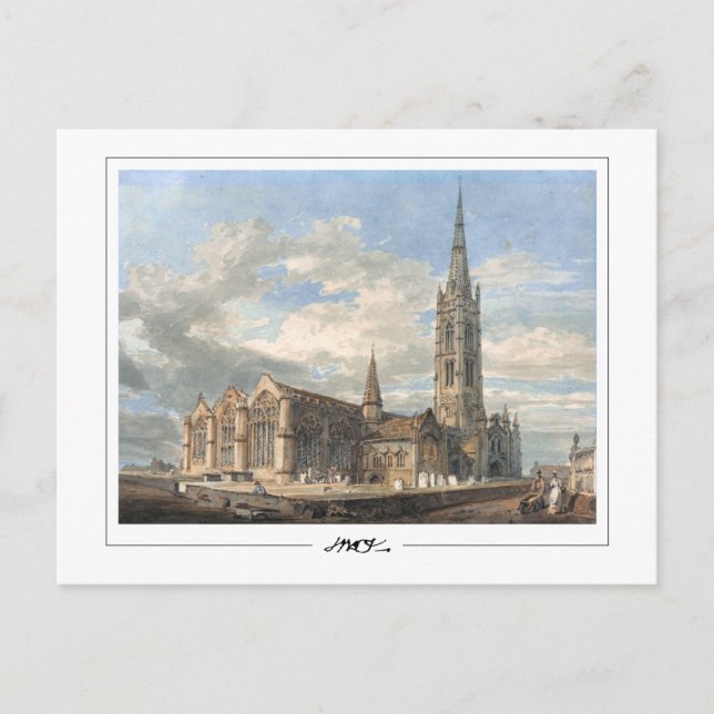 JMW Turner #12-3 - Fine Art Postcard Postkarte (Vorderseite)