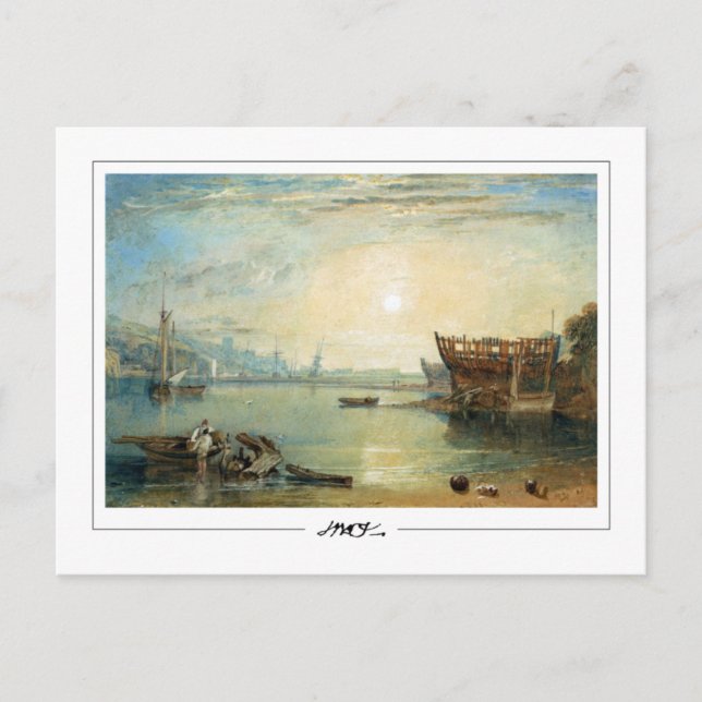 JMW Turner #18-2 - Fine Art Postcard Postkarte (Vorderseite)