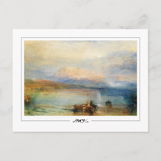 JMW Turner #18-3 - Fine Art Postcard Postkarte (Vorderseite)