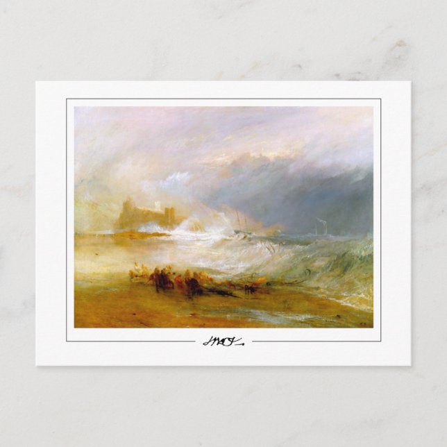 JMW Turner #24-3 - Fine Art Postcard Postkarte (Vorderseite)