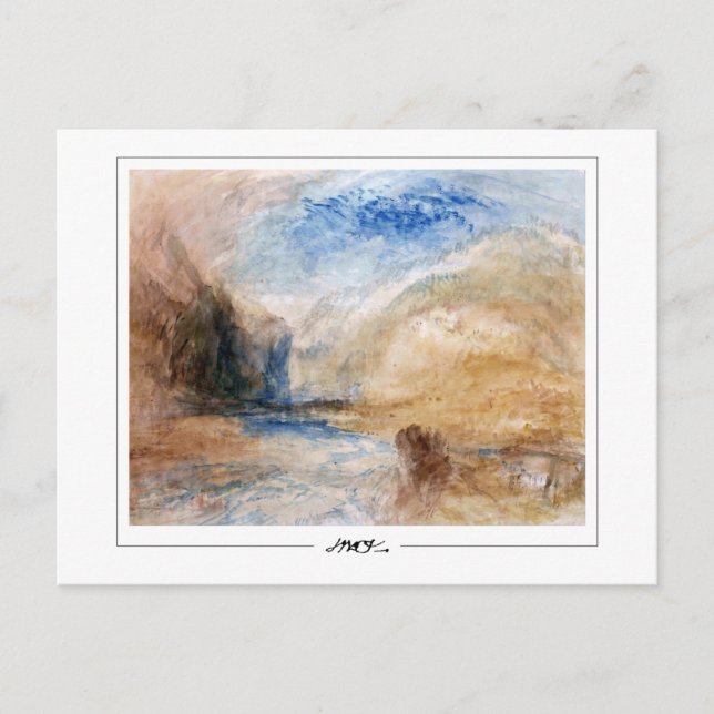 JMW Turner #362-3 - Fine Art Postcard Postkarte (Vorderseite)