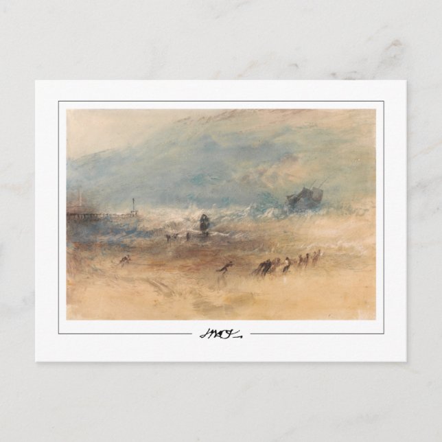 JMW Turner #65-2 - Fine Art Postcard Postkarte (Vorderseite)