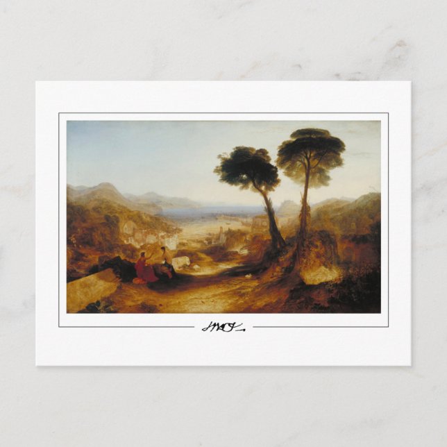 JMW Turner #8-3 - Fine Art Postcard Postkarte (Vorderseite)